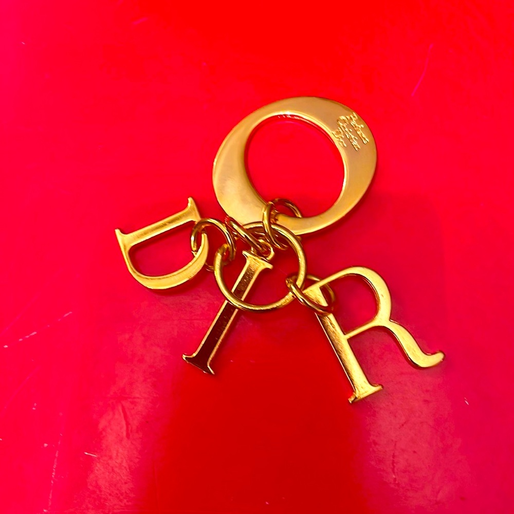 Dior Logo Key Chain Handbag Charm New  never used ,no box